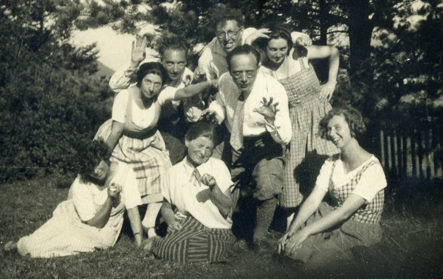 Edward and Grete Bibring pictured during a trip with friends.