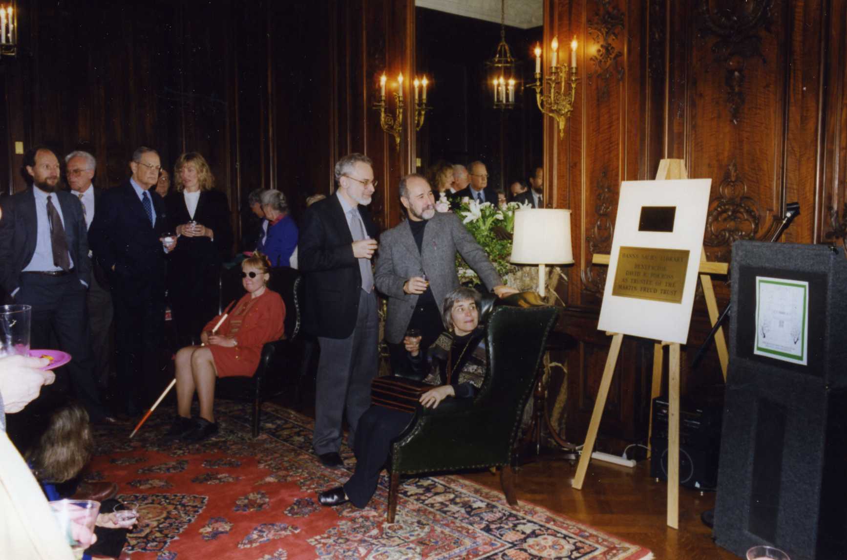 Hanns Sachs Library Dedication, 1997