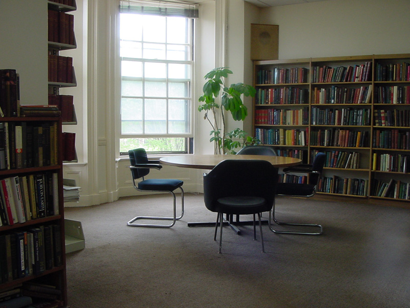 Hanns Sachs library, 3rd floor reading area